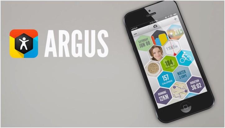 Argus: фитнес-дневник для iPhone 5S