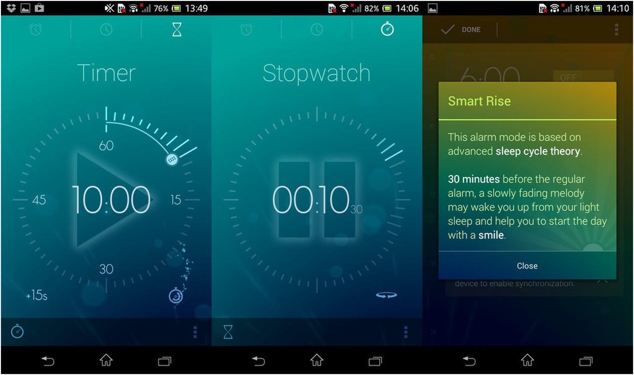 Timely: красивый будильник и часы для Android
