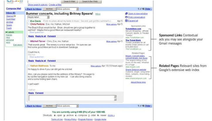 Как 10 лет назад началась Gmail: история запуска почты Google