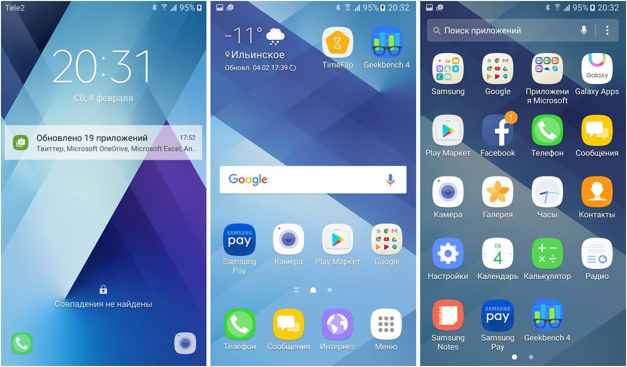 Обзор смартфона Samsung Galaxy A3 (2017): красивый, компактный, водозащищенный