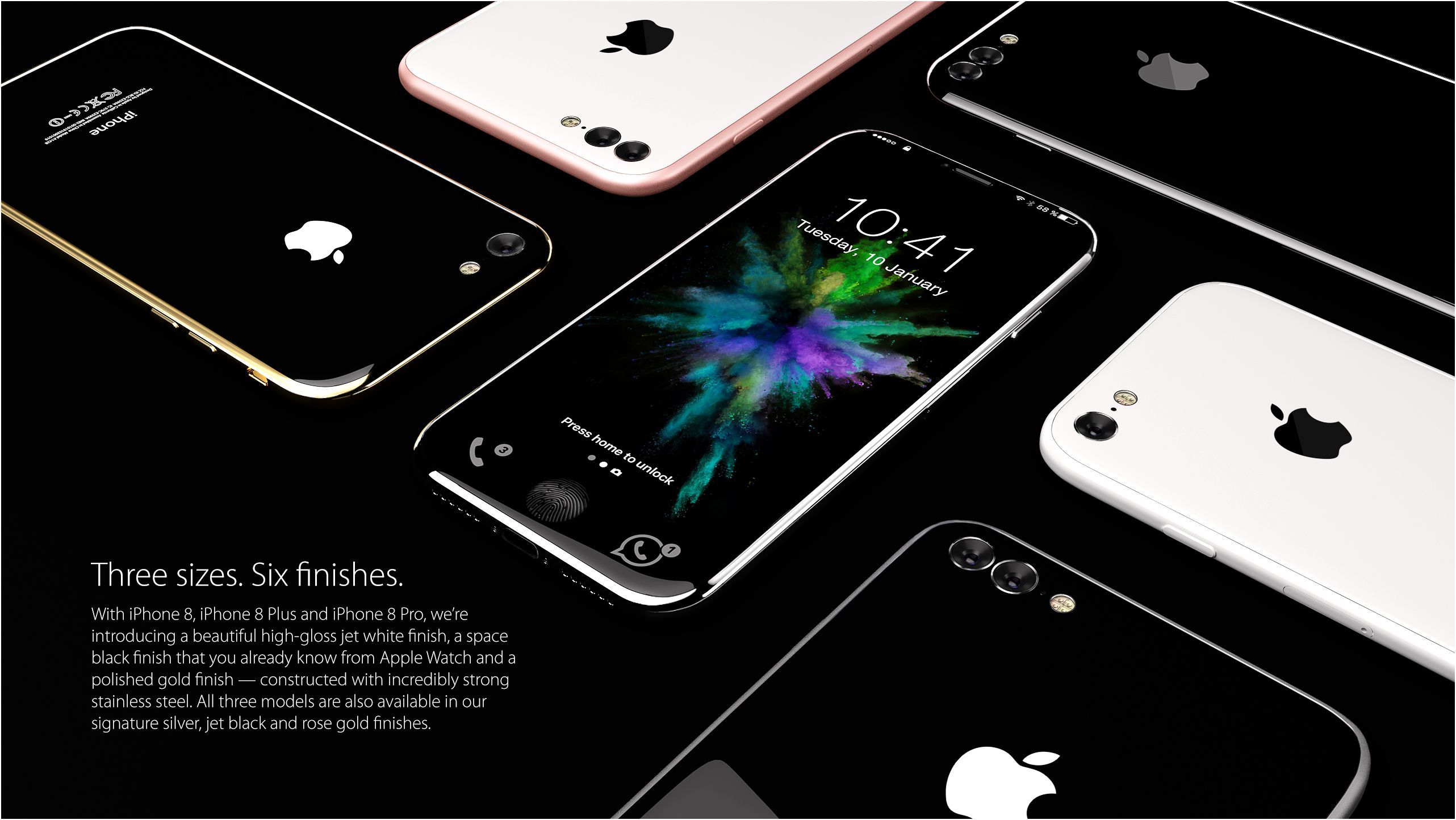 Размечтались: как независимые дизайнеры видят iPhone 8 и Galaxy S8