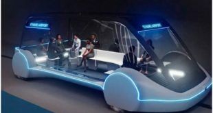 концепт скоростного подземного электробуса