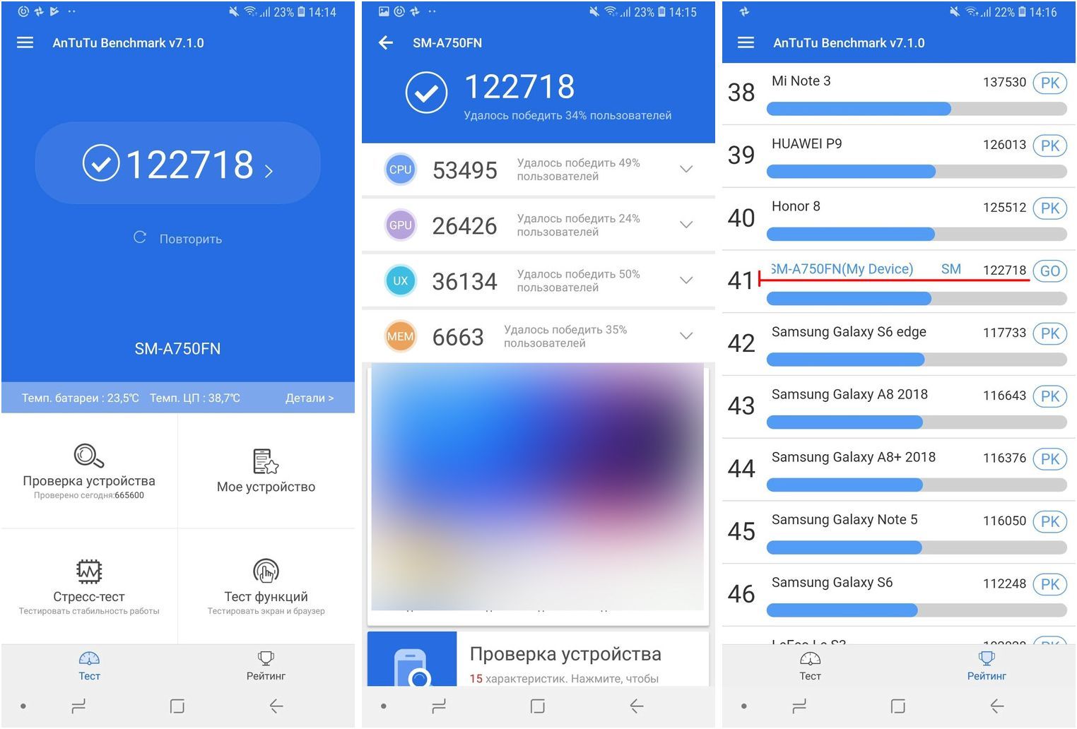 Обзор Samsung Galaxy A7 2018: не "золотая" середина с необычной камерой