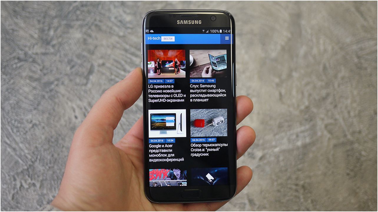 Обзор Samsung Galaxy S7 edge: самый маленький большой телефон