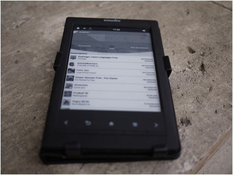 Умеют ли роботы читать? Обзор букридера Wexler.Book E6007 на Android