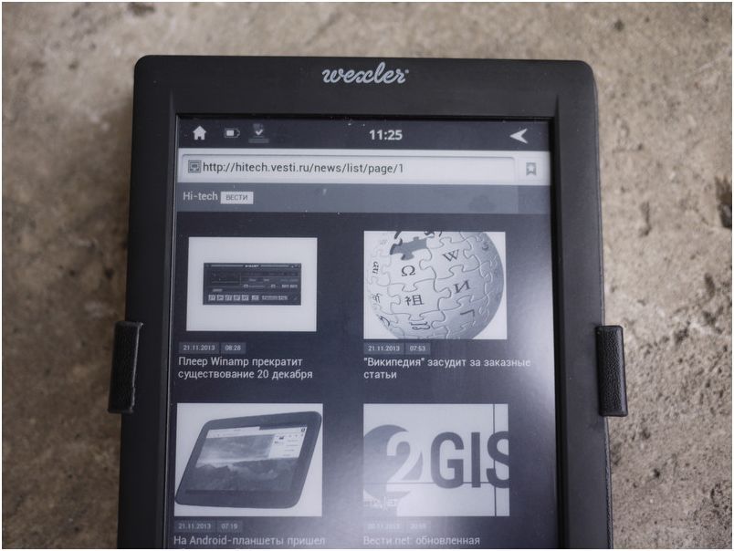 Умеют ли роботы читать? Обзор букридера Wexler.Book E6007 на Android