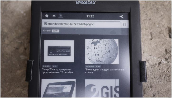 Умеют ли роботы читать? Обзор букридера Wexler.Book E6007 на Android