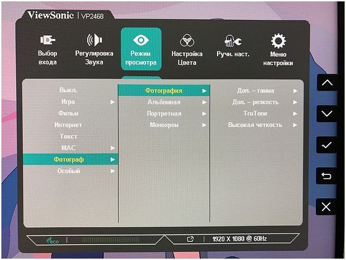 Обзор монитора ViewSonic VP2468: недорогой "профессионал"