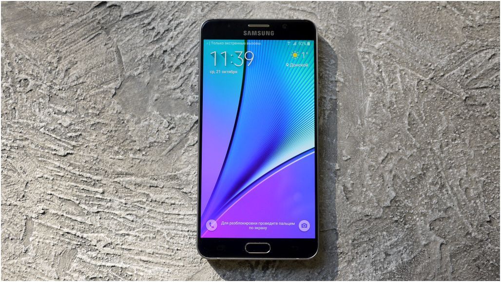 Обзор смартфона Samsung Galaxy Note 5: другой изгиб