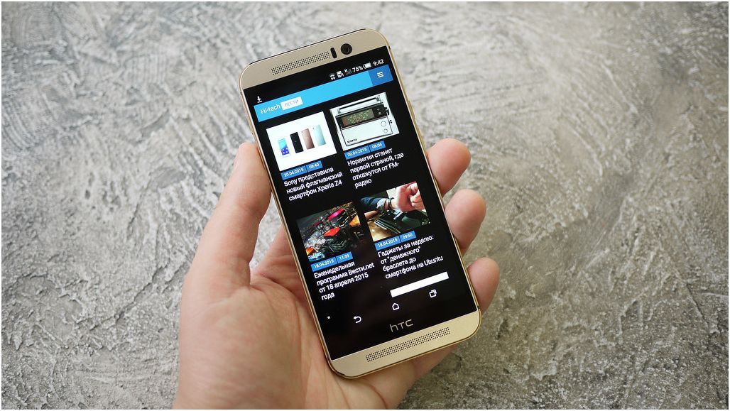 Обзор смартфона HTC One M9: флагман без неожиданностей