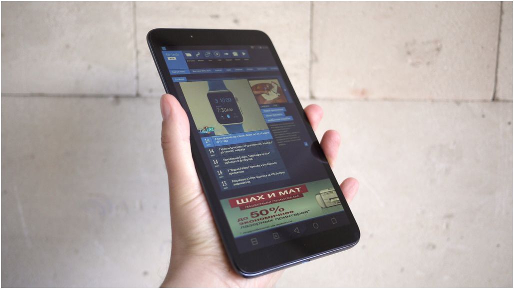 Обзор планшета Alcatel OneTouch Hero 8 D820Х: по ядру на дюйм