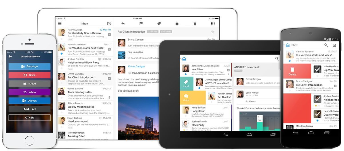 Универсальный почтовый клиент Boxer добрался до Android (универсальный, почтовый, клиент, boxer, добраться) Универсальный почтовый клиент Boxer добрался до Android