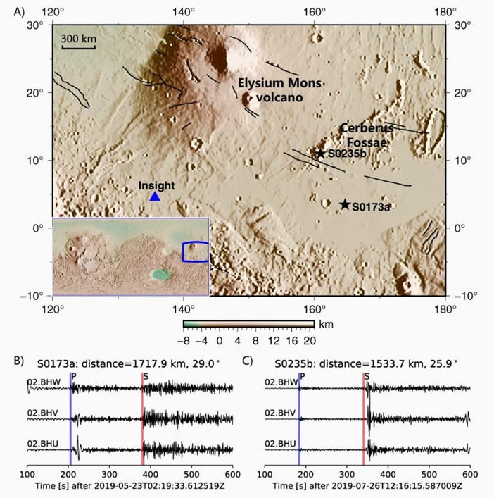 Марс сотрясает серия землетрясений, которые никогда раньше не регистрировались