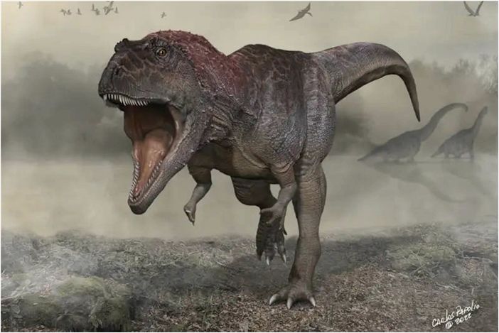 Meraxes gigas, огромный динозавр с крошечными руками
