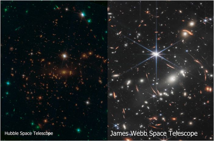 Первое научное изображение космического телескопа Джеймса Уэбба