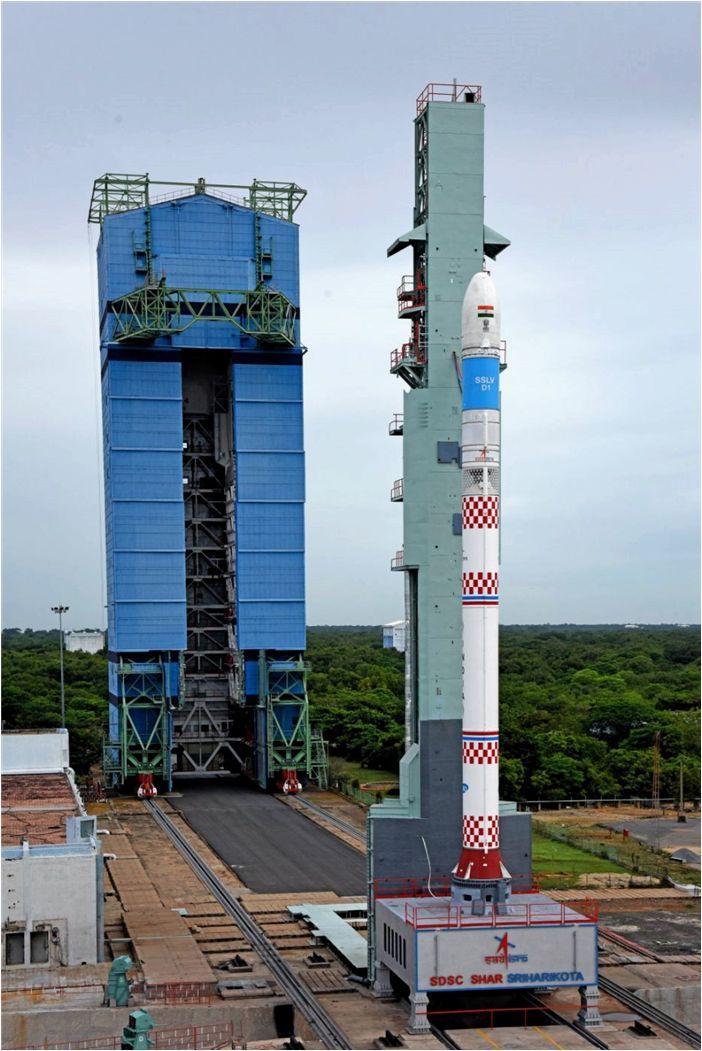 Индия запустила новую малую твердотопливную ракету-носитель
