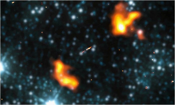Астрономы обнаружили самую большую галактику из когда-либо обнаруженных
