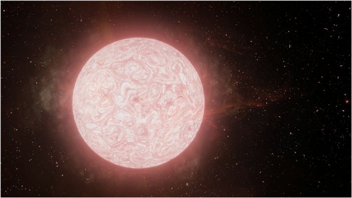 Астрономы впервые наблюдают взрыв красного сверхгиганта