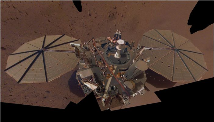 InSight переходит в безопасный режим, оказавшись в пылевой буре на Марсе