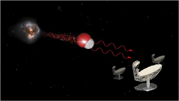 Обнаружение мощного радиоволнового излучения из глубокого космоса